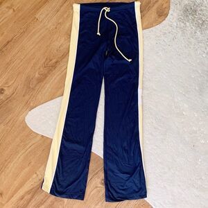 City Tech Drawstring Waist Track Pants Navy Small